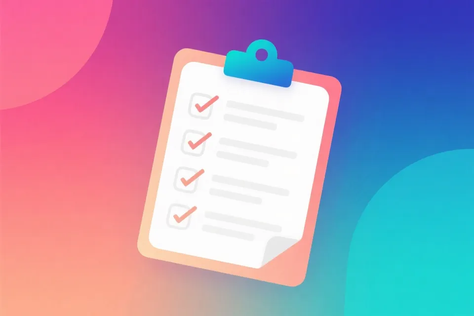 理性方案与执行清单示意